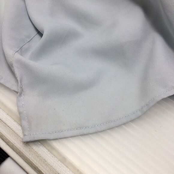 WAYF Jamie Ruffle Wrap Gown in Ocean Mist (G6) - Picture 7 of 7